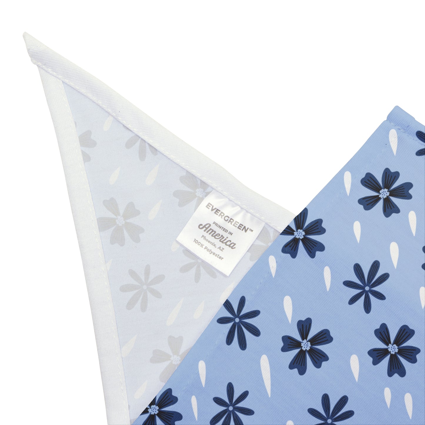 Blue Flower Drops - Pet Bandana