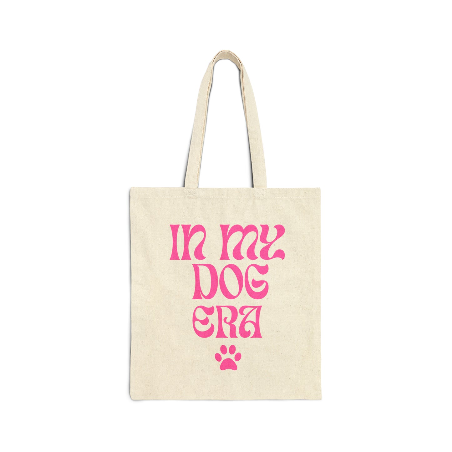 In My Dog Era - Natural Tote Bag (Pink)
