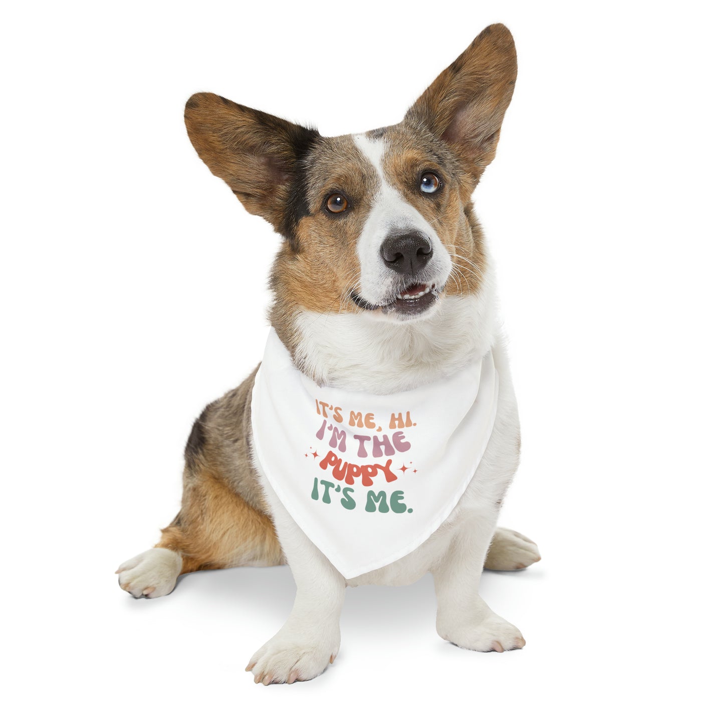 It's Me, Hi. I'm the Puppy, it's Me - Pet Bandana Collar