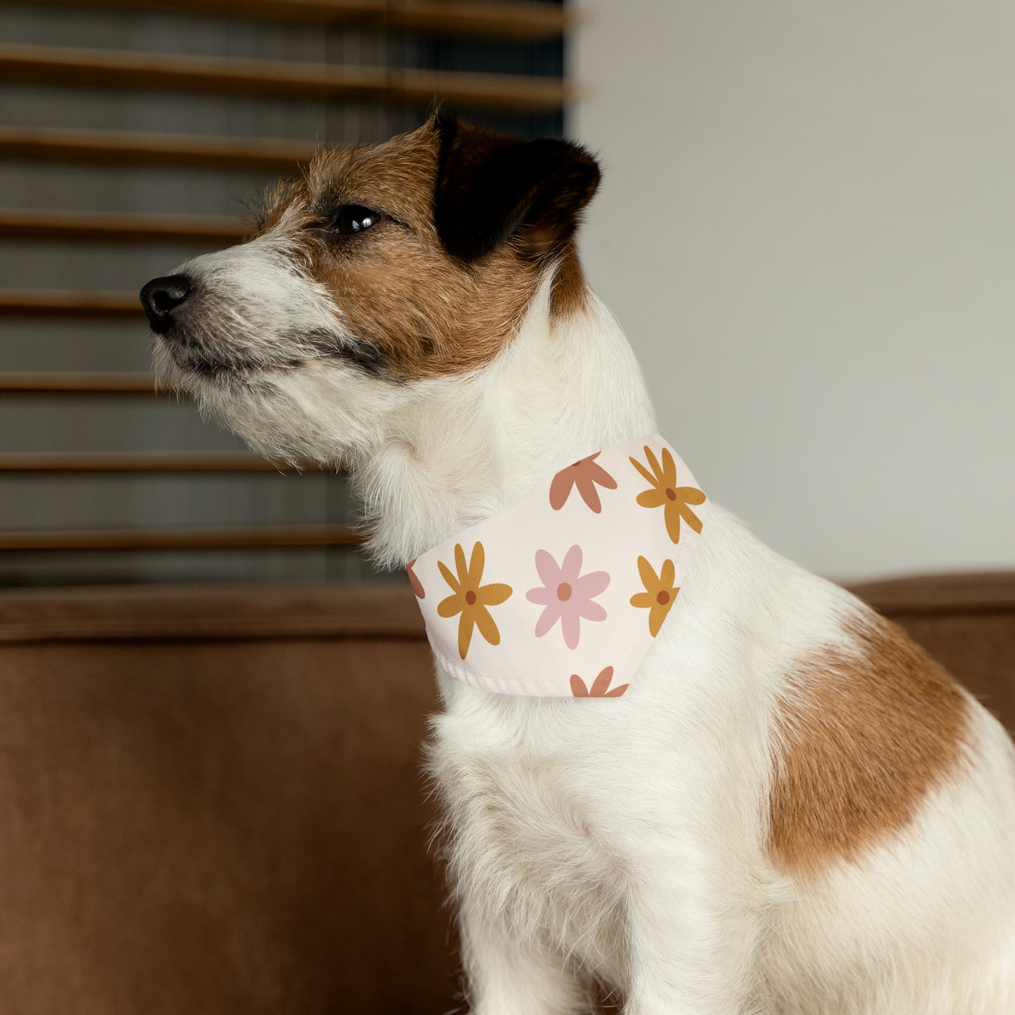 Retro Flower - Pet Bandana Collar