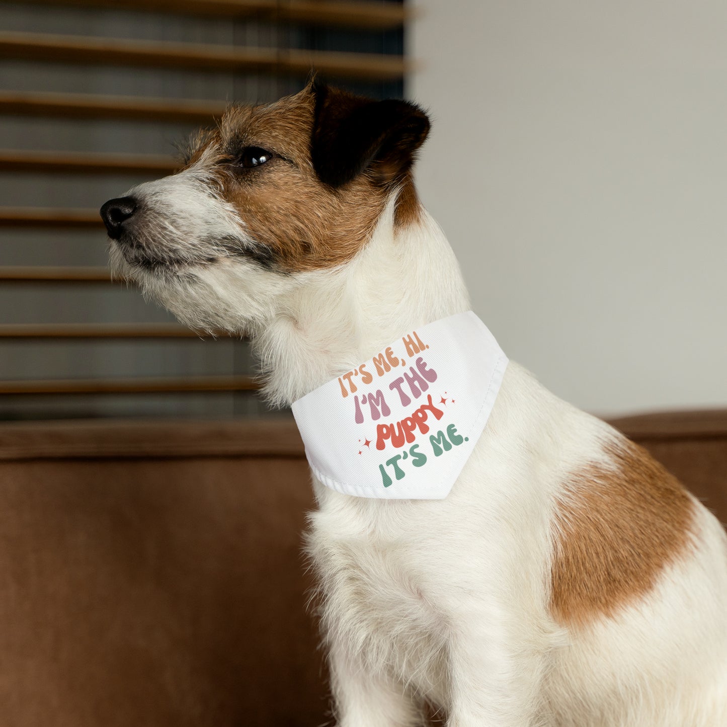 It's Me, Hi. I'm the Puppy, it's Me - Pet Bandana Collar