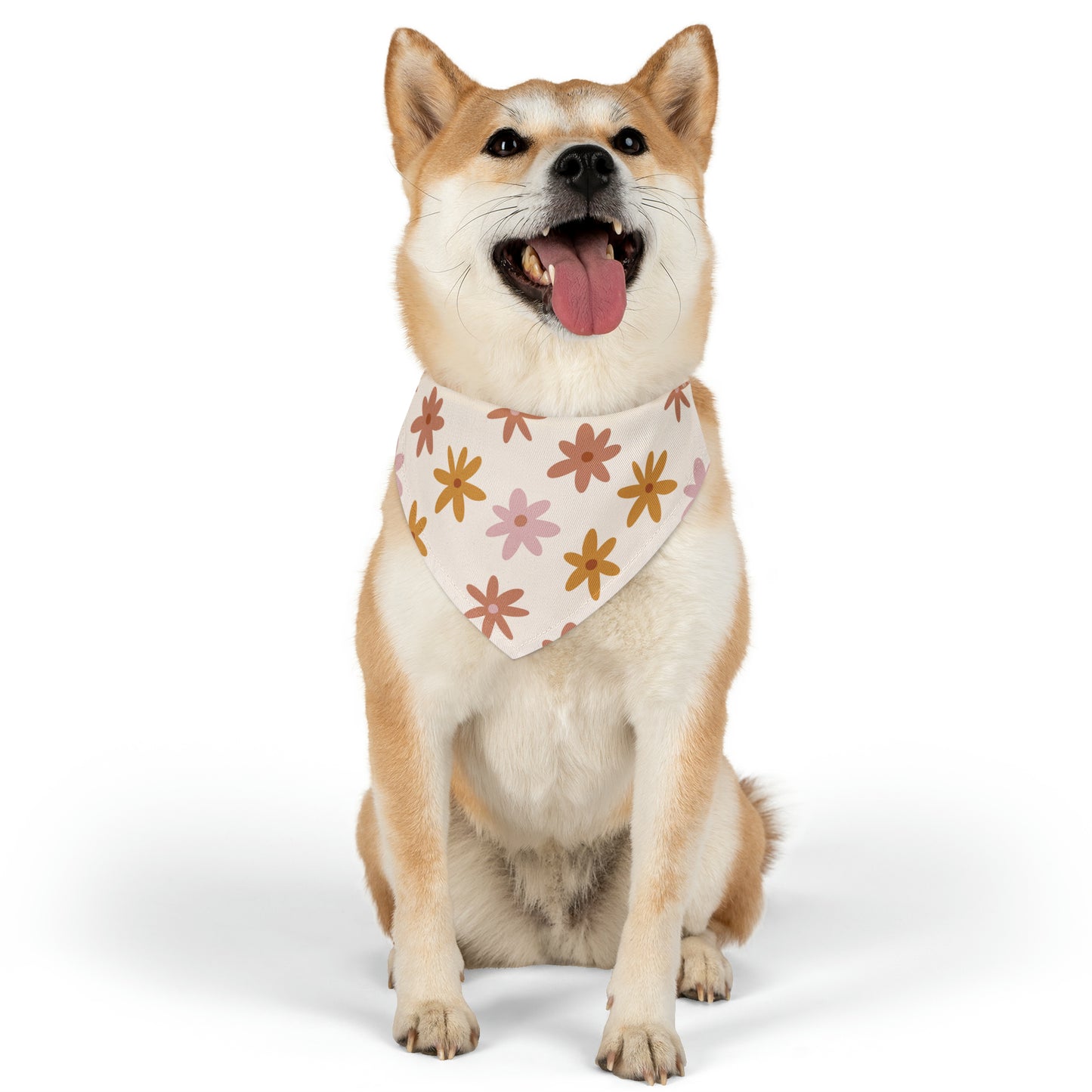 Retro Flower - Pet Bandana Collar