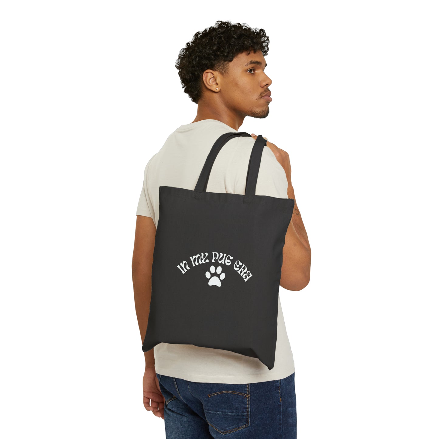 In My Pug Era - Black Tote Bag