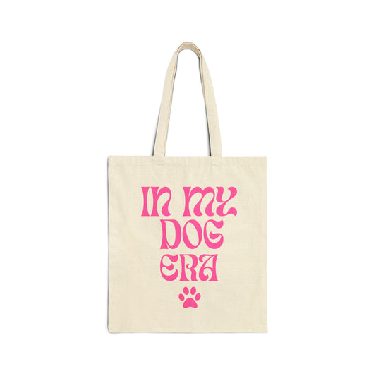 In My Dog Era - Natural Tote Bag (Pink)