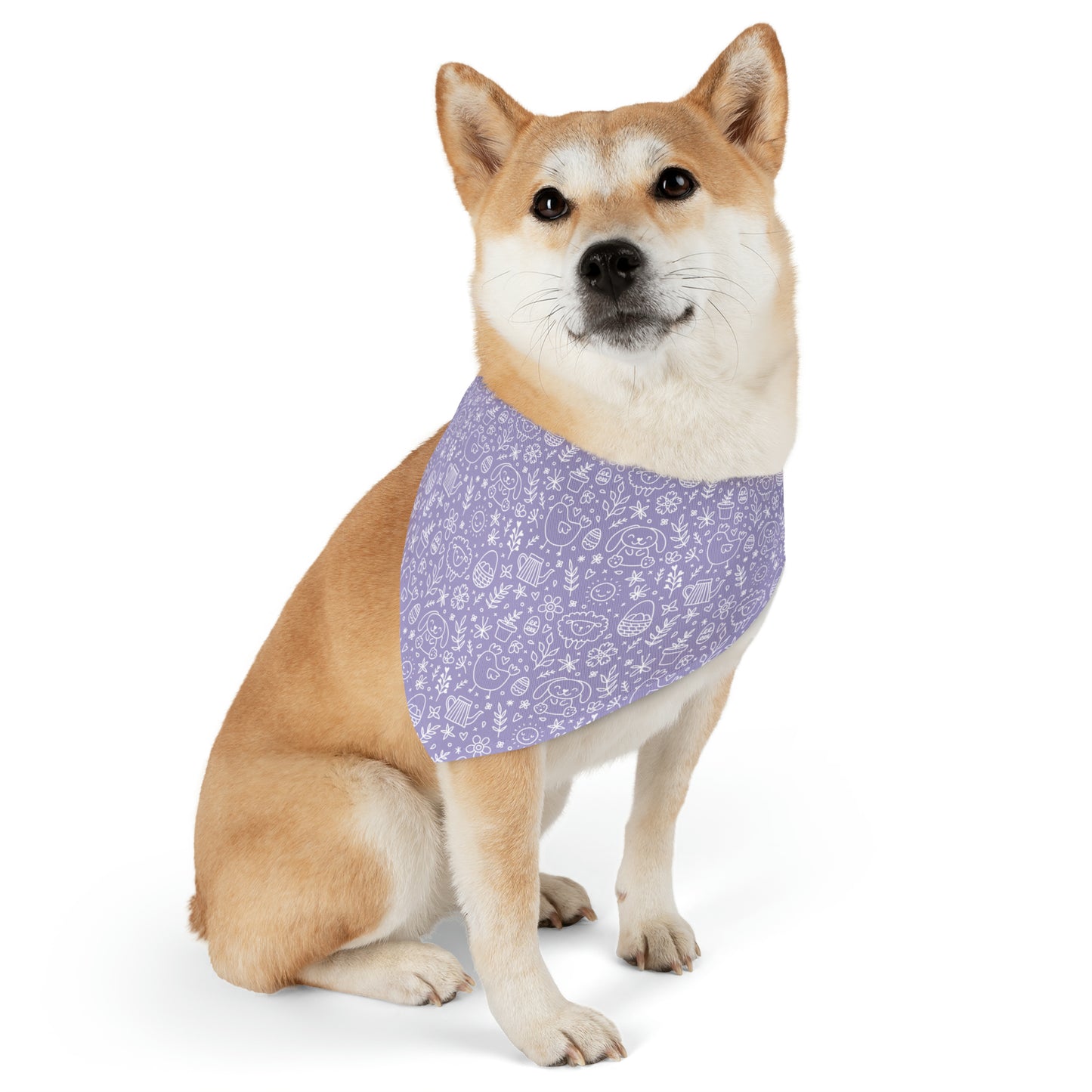 Lilac Easter - Pet Bandana Collar