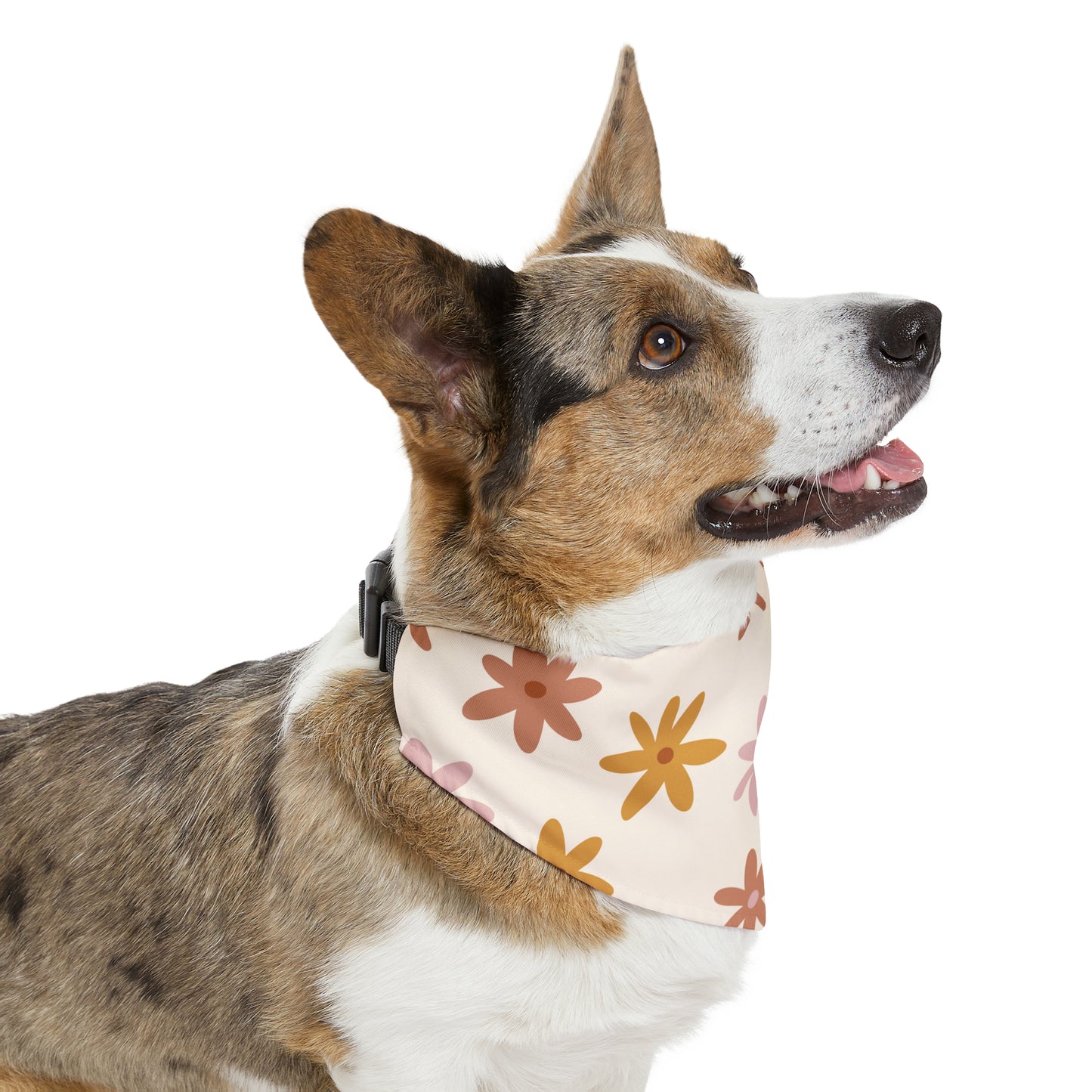 Retro Flower - Pet Bandana Collar