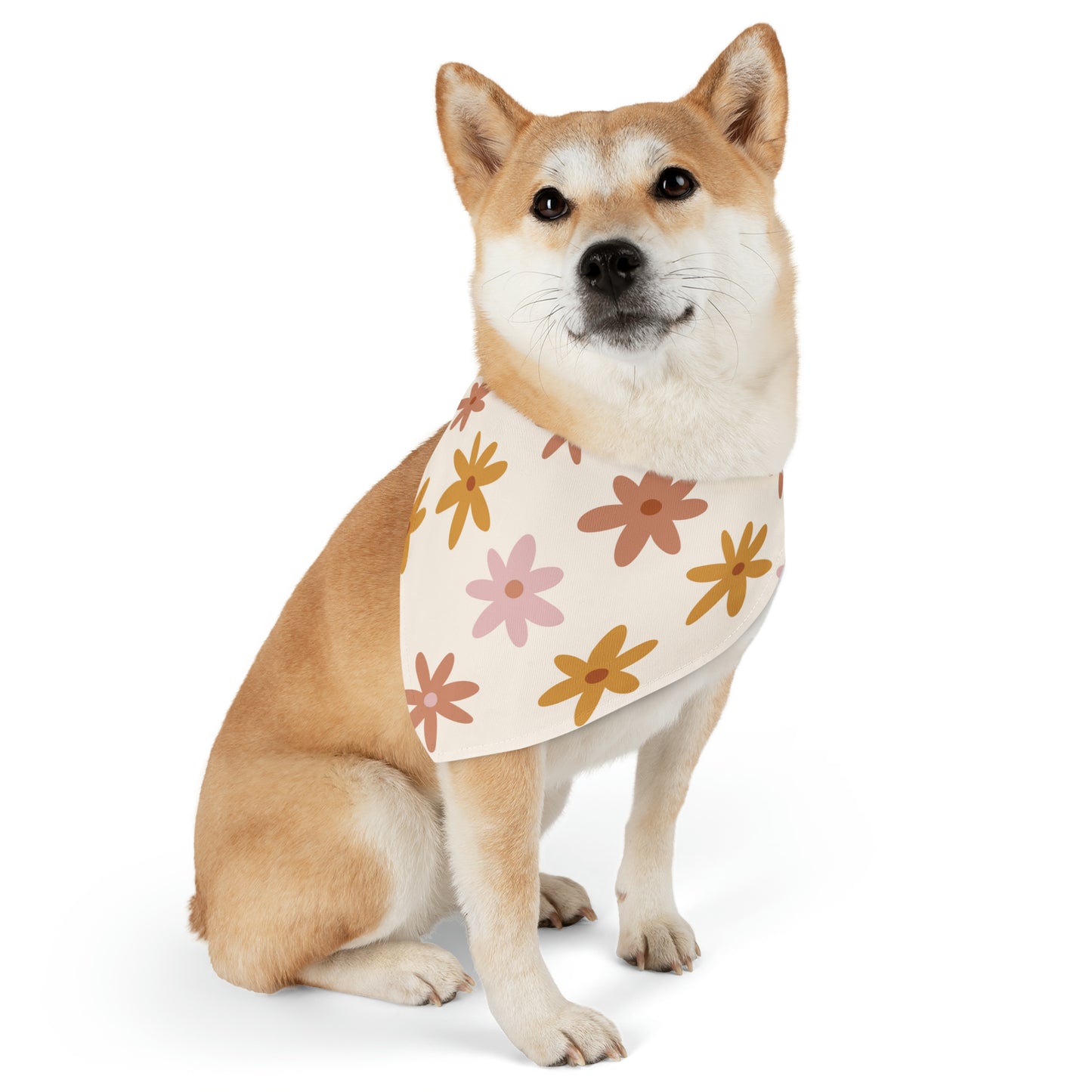 Retro Flower - Pet Bandana Collar