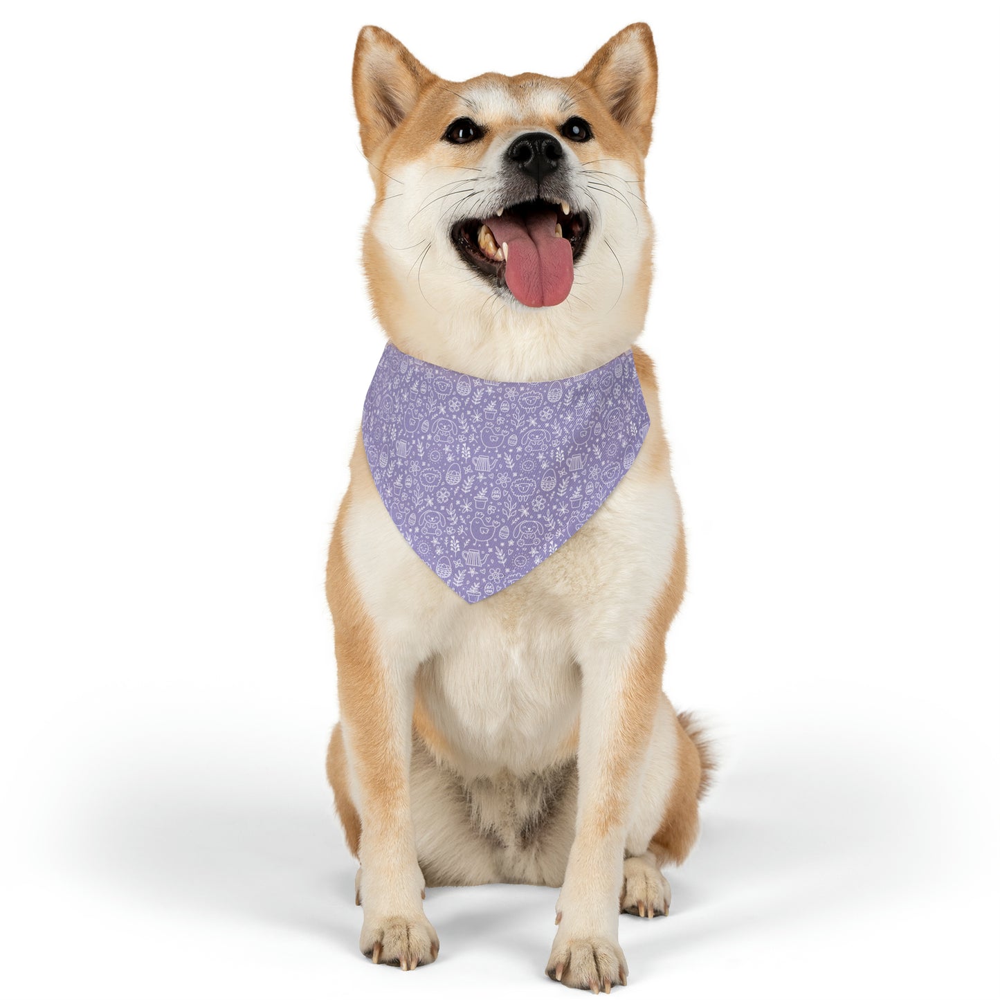 Lilac Easter - Pet Bandana Collar