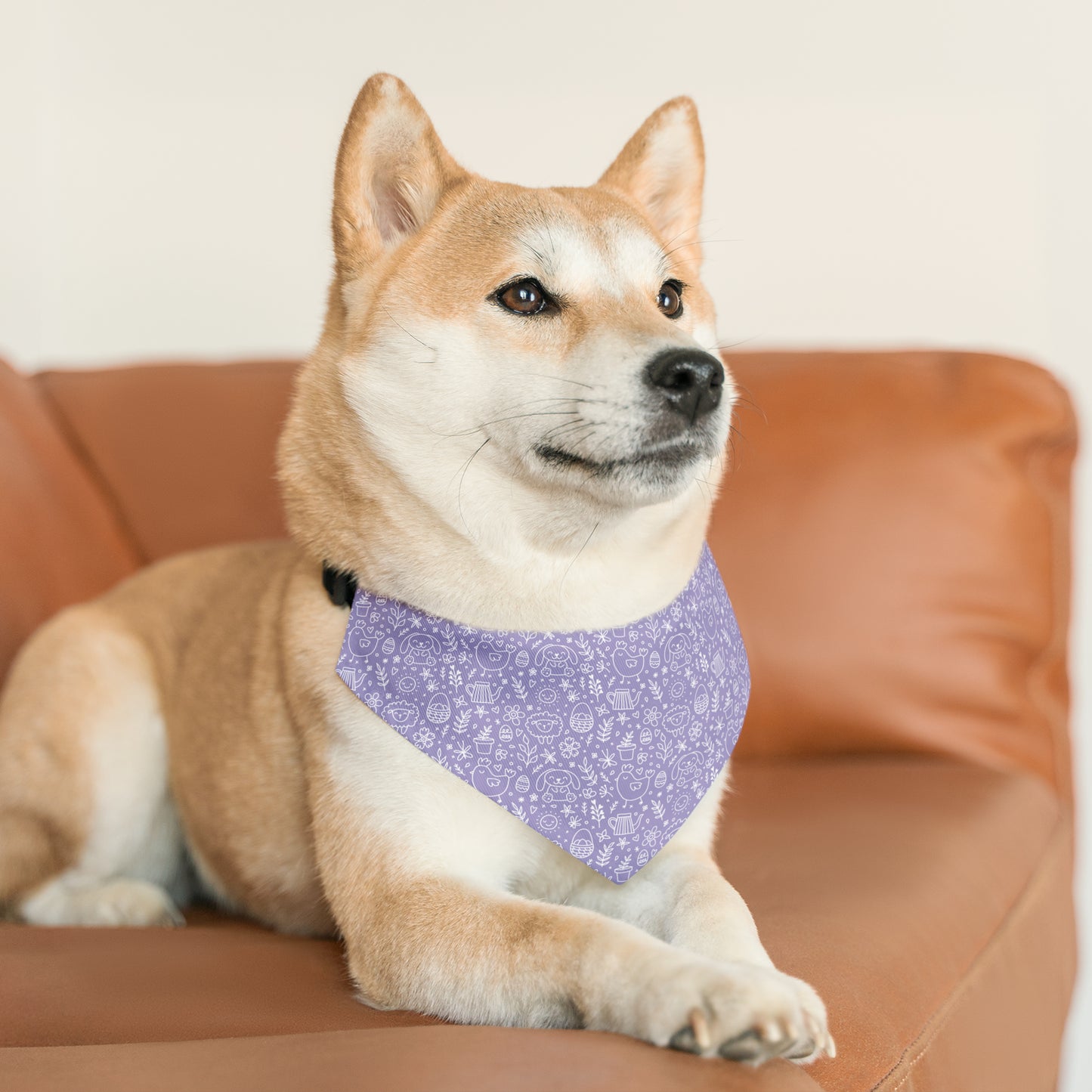 Lilac Easter - Pet Bandana Collar