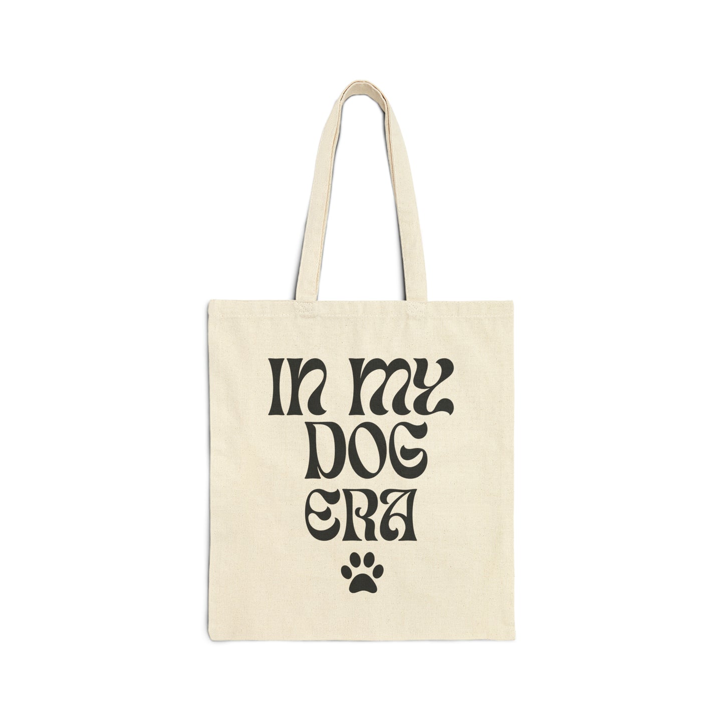 In My Dog Era - Natural Tote Bag (Black)