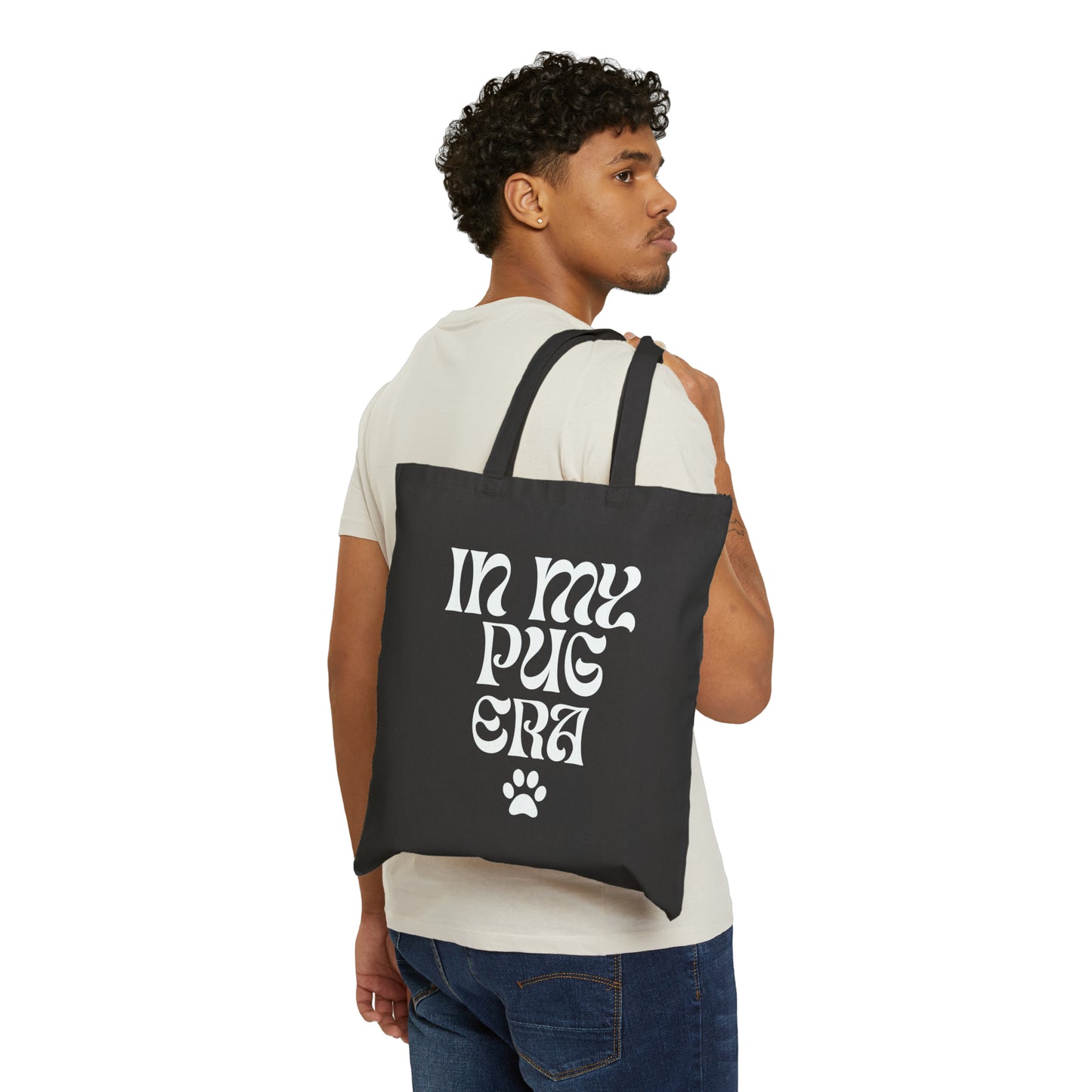 In My Pug Era - Black Tote Bag